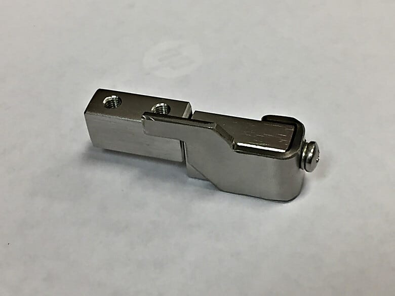 To prevent doors from opening completely, use a 90 degree door stop for flush mount pass through doors | 6705-98 displayed