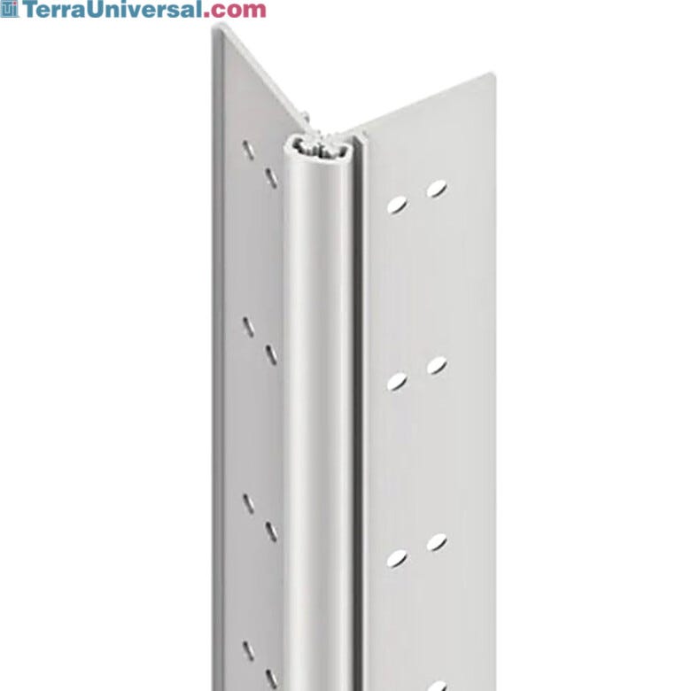 Full mortise continuous hinge delivers lasting durability and smooth operation with a patented interlocking bearing design  |  5050-07 displayed