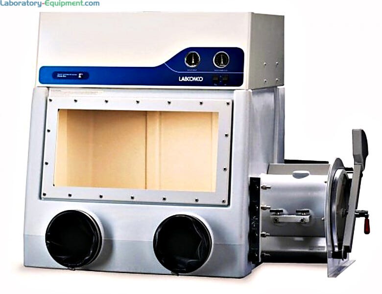 Precise Series Controlled Atmosphere Glove Box protects sensitive materials against moisture and oxygen  |  3644-43 displayed
