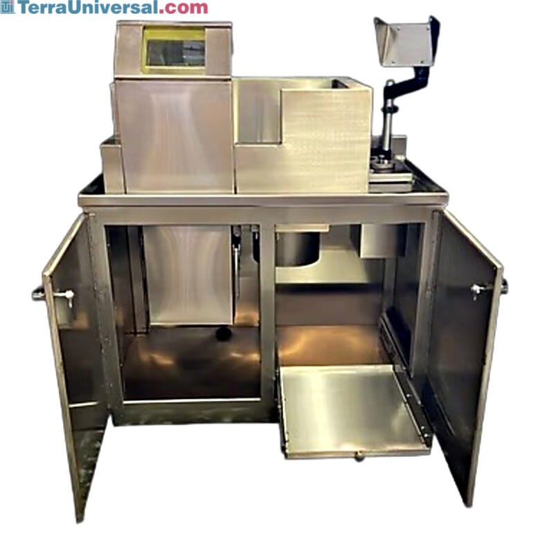 Customizable cabinet workstations with lead-lining for radiopharmaceutical dose calibration and endlessly configurable options  |  5609-01 displayed