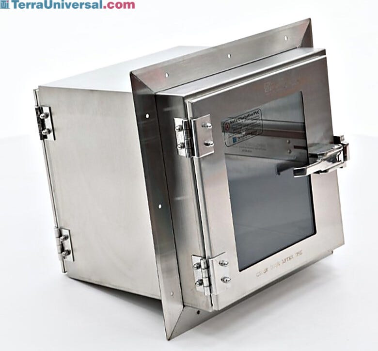 Simplifies contamination-free transfer of materials between classified spaces | 2636-01D-2 displayed