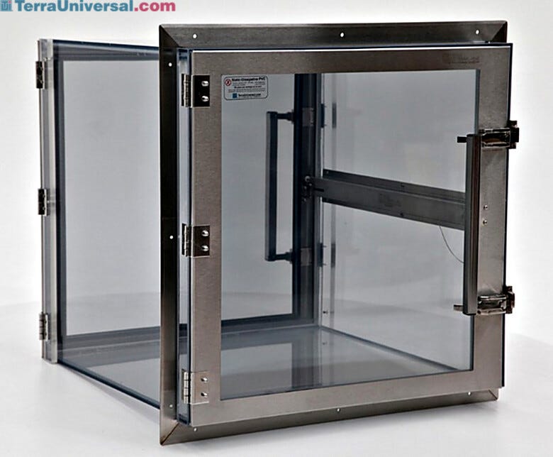 Reduces contamination by providing a clean way to transfer equipment.  |  1991-82D displayed
