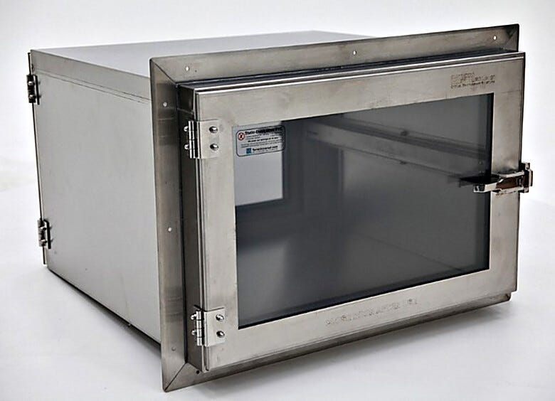 Reduces contamination by providing a clean way to transfer equipment  |  1992-13D displayed