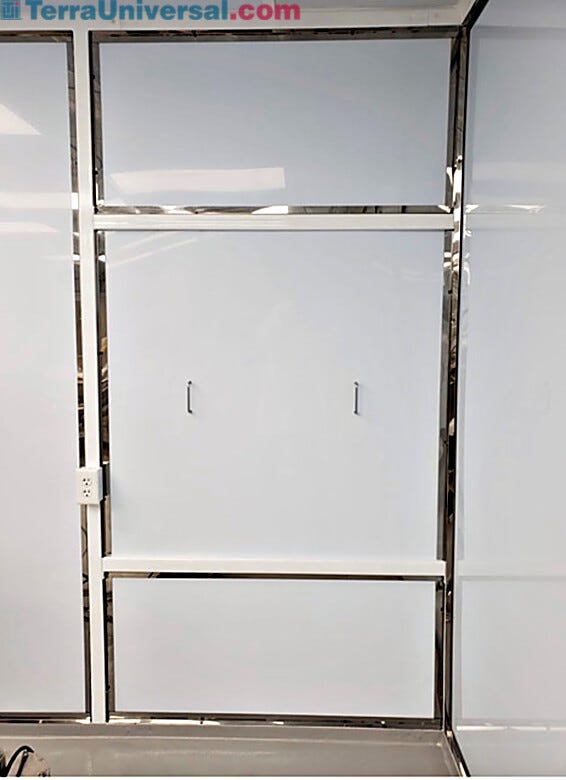 Provides quick access via a smaller opening without disassembling entire wall panel, and without moving heavy equipment. | 6704-04 displayed