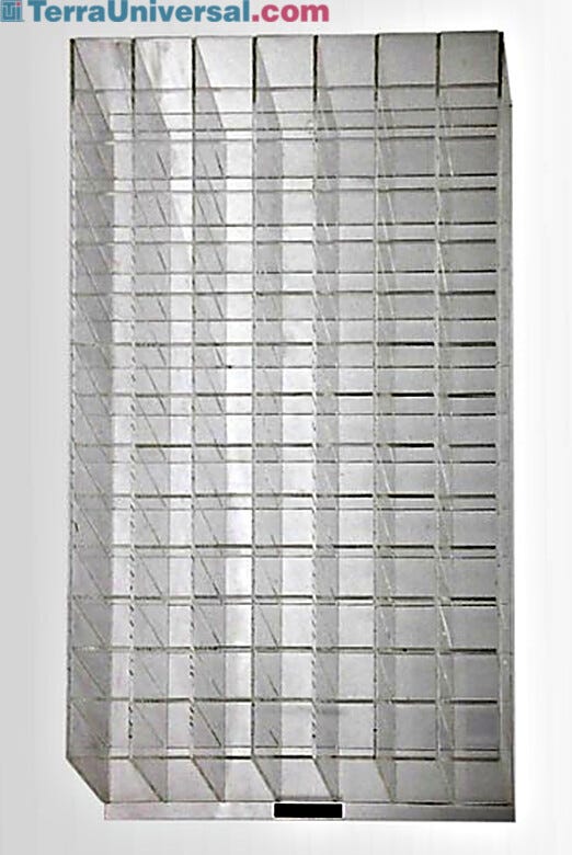 ValuLine® acrylic 98 compartment Safety Glasses holder  |  4951-05A displayed