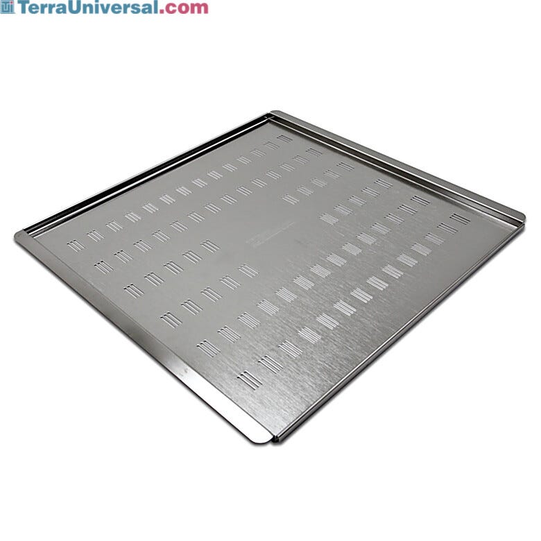 Perforated Stainless Steel Shelf allows unimpeded airflow within the desiccator | 1610-42 displayed