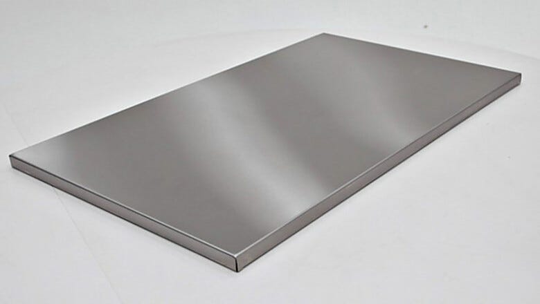 Stainless Steel Wide Solid Shelf  |  4102-99 displayed