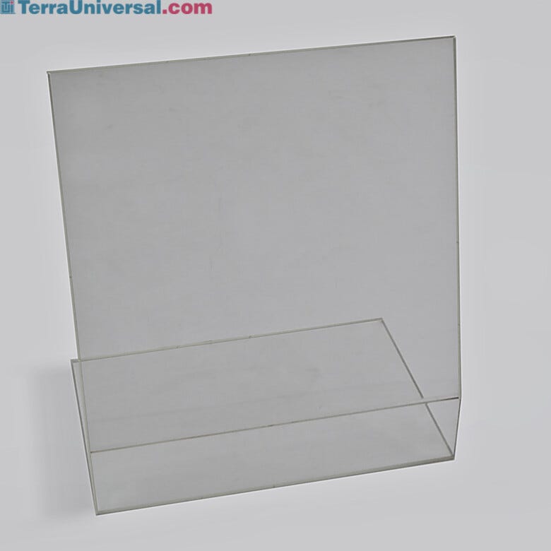 The free standing Sneeze Guard Breath Shield comes in a variety of sizes and materials | 4950-49 displayed