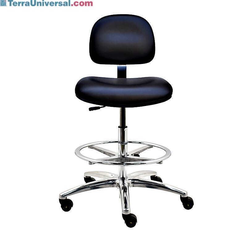 AL10-VCC ESD conductive vinyl dissipative chairs slow down static charges