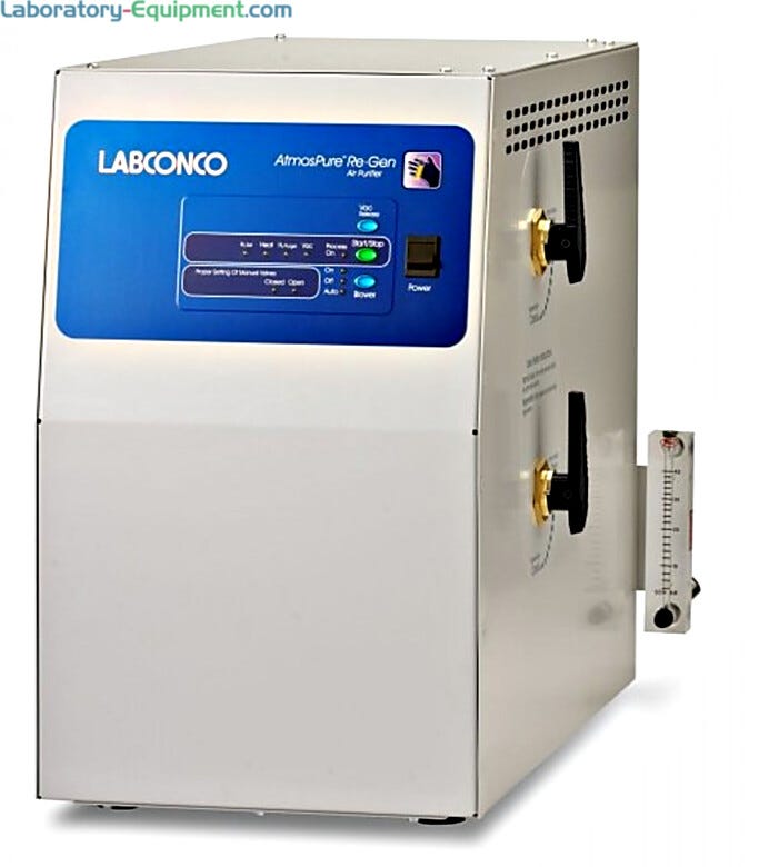 Maintains ultrapure inert atmosphere, with low oxygen and mositure ppm levels, in controlled atmosphere glove boxes | 3644-18 displayed
