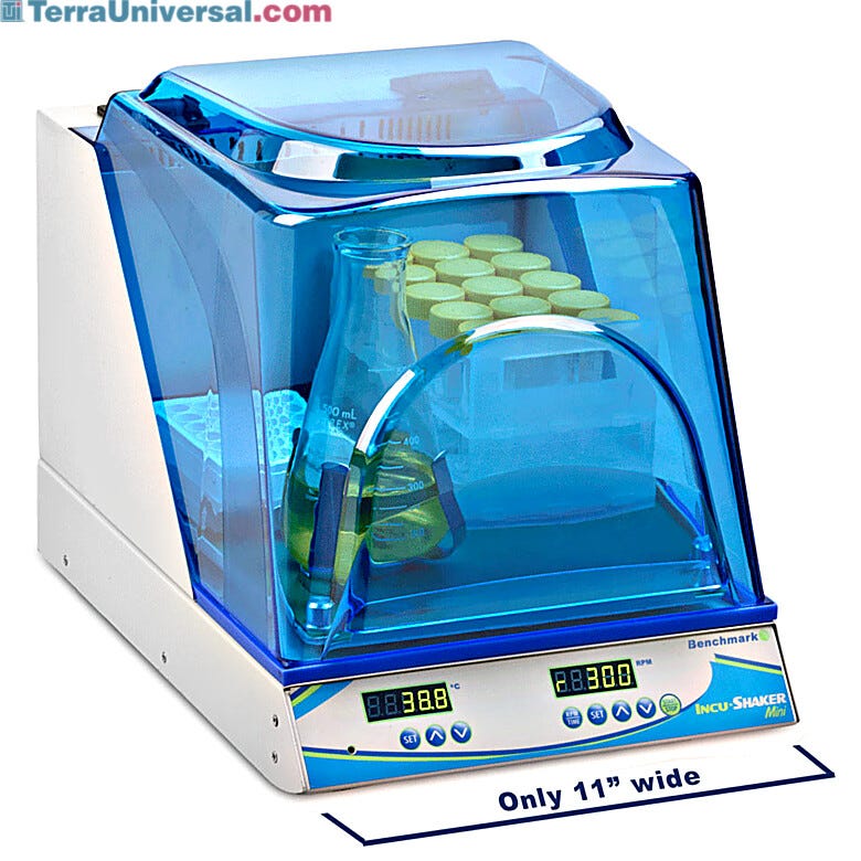 Benchmark Scientific’s Incu-Shaker™ Mini measures only 11