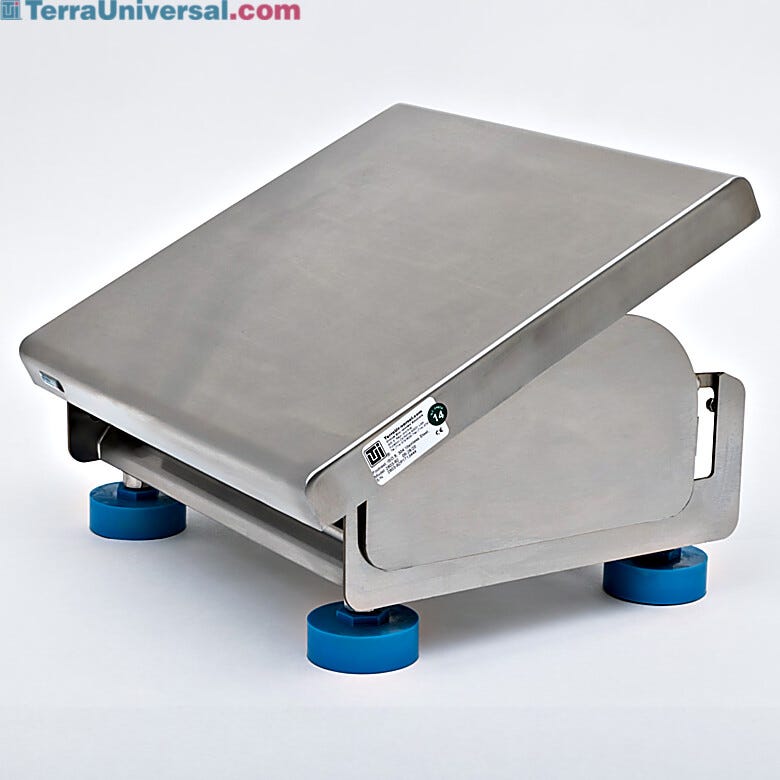 ISO-Rated BioSafe Tilting Footrest Maximum 27 Degree Platform Tilt with Model  |  2803-92 displayed