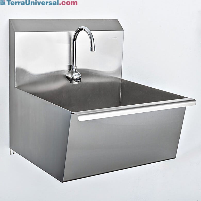 Automatic faucet facilitates touchless hand washing to minimize points-of-contact | 1373-50A displayed
