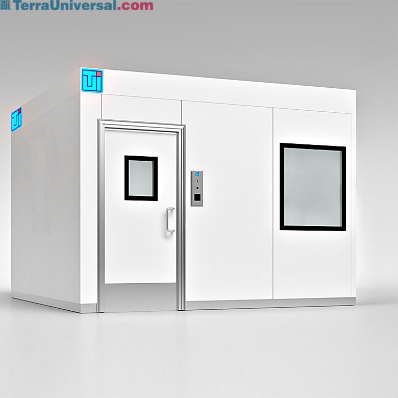 USP 797 Cleanroom Solution Combining Modular Flexibility with Integrated Infrastructure, HEPA Filtration, and Environmental Monitoring for Compounding  |  2900-PP-06 displayed