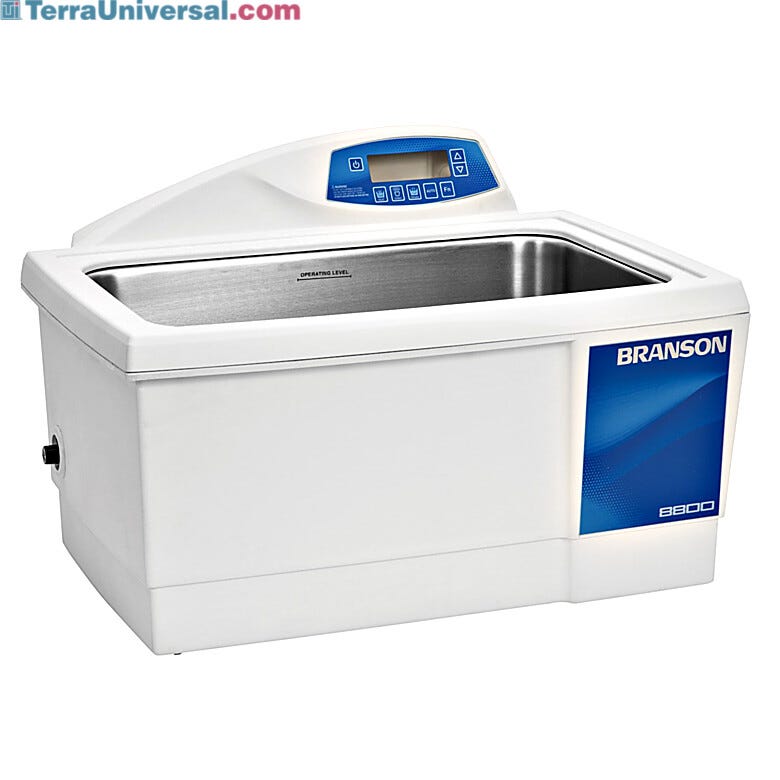 Bransonic® CPXH Ultrasonic Baths are fully programmable for easy start-up and precision cleaning with heat application | 2631-00A displayed