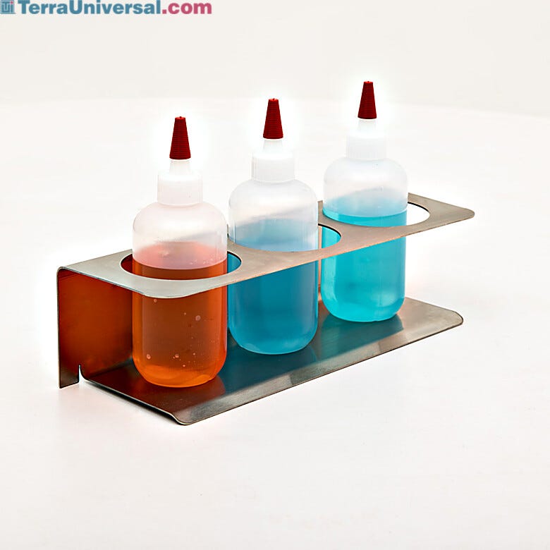 304 stainless steel cleanroom supply holder maximizes workspace storage  |  4005-36 displayed