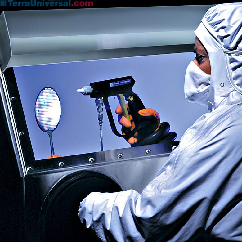 DryClean Snowbox shown with Model and SnoGun II (sold Separately)  |  1600-87 displayed