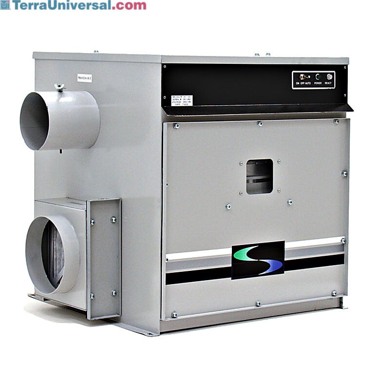 Cleanroom Dehumidification Modules use silica gel desiccant housed in a rotor to produce dry air flow | 6710-62 displayed