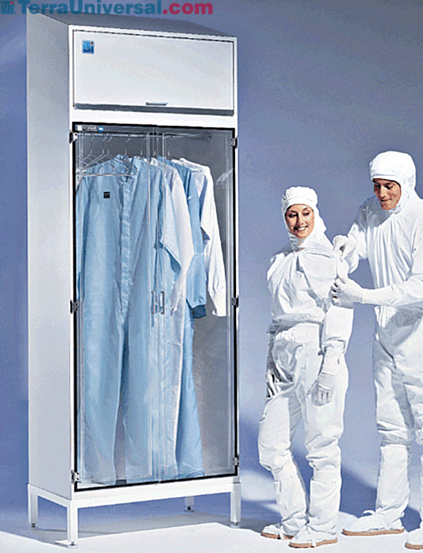 Garment storage cabinet. Product details may differ.