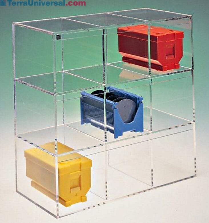 Acrylic Nine Cabinet Organizer | 4005-22 displayed