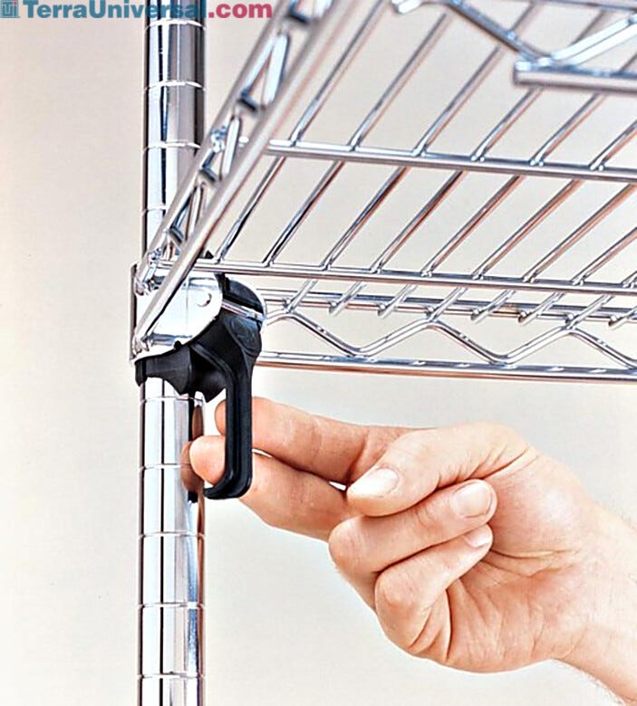 Enables you to adjust shelf levels quickly and easily | 1697-33 displayed