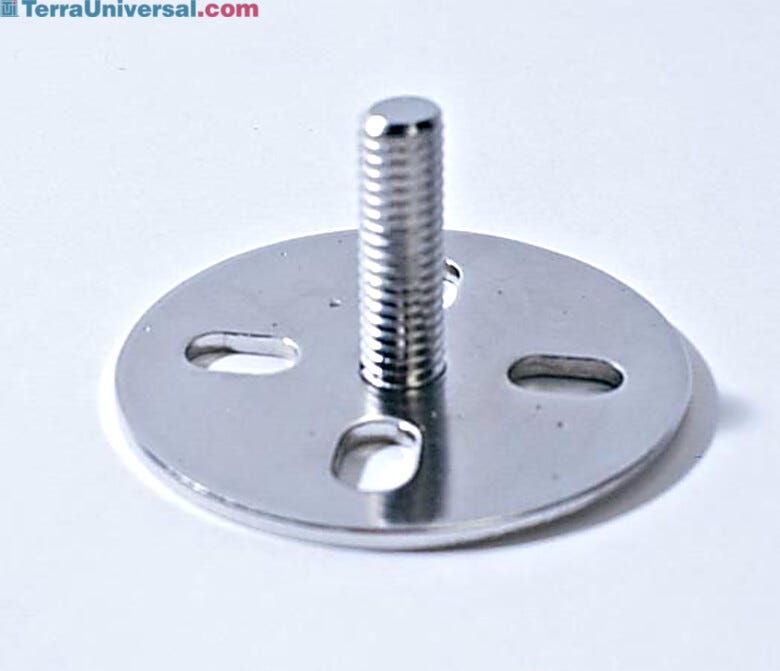 Work station mounting foot. Product details may differ. | 1540-04-2 displayed