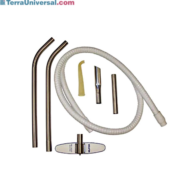 Nilfisk’s vacuum cleaner accessory kit includes various tubes, wands and nozzles for effective cleaning | 1764-38 displayed