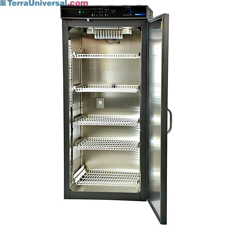 Free-standing Drosophila Incubator with mechanical convection includes 5 shelves | 3901-31 displayed