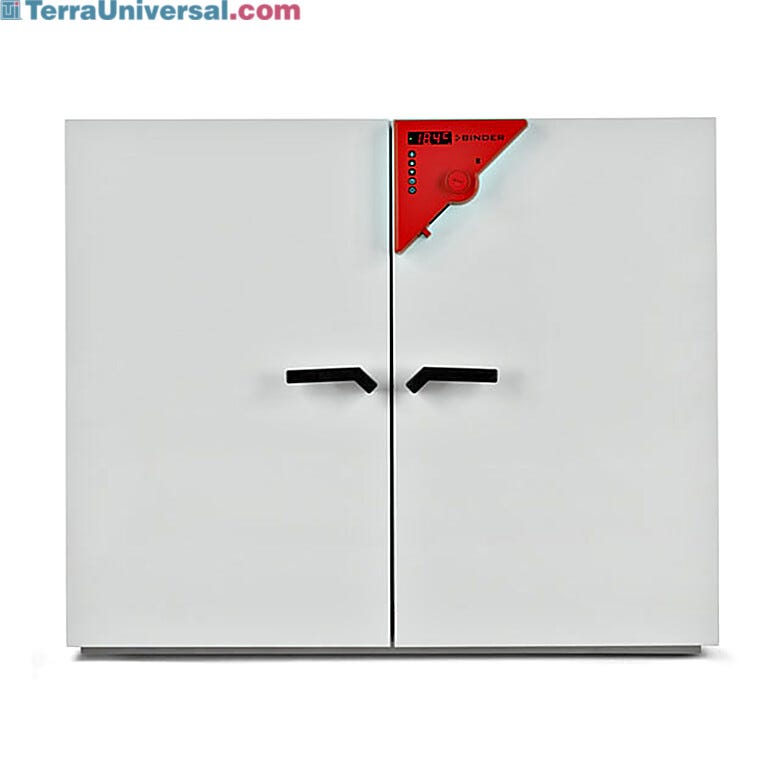ED 400 model with double doors includes 2 chrome-plated shelves and accepts a maximum of 10 shelves  |  1410-02 displayed