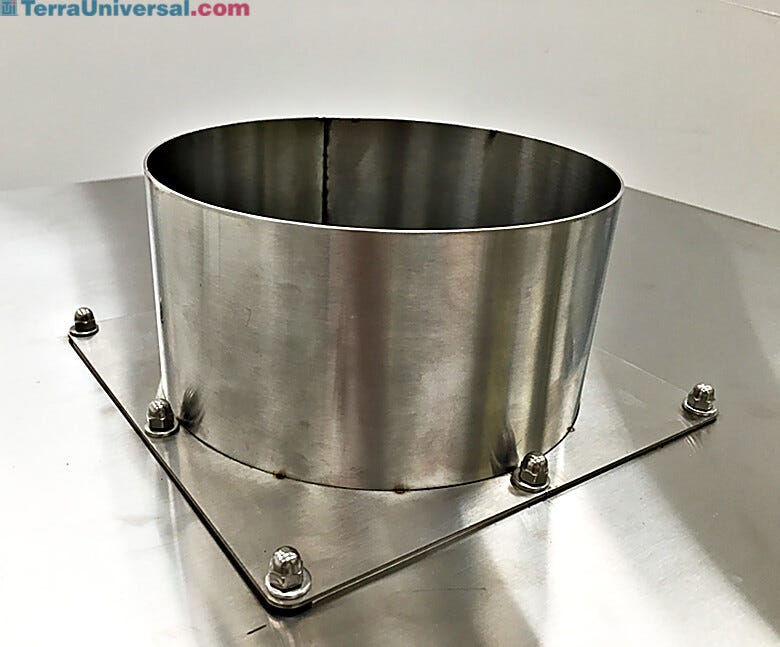 Removes solvents and other hazardous vapors from materials while they are in the pass-through  |  6705-23 displayed