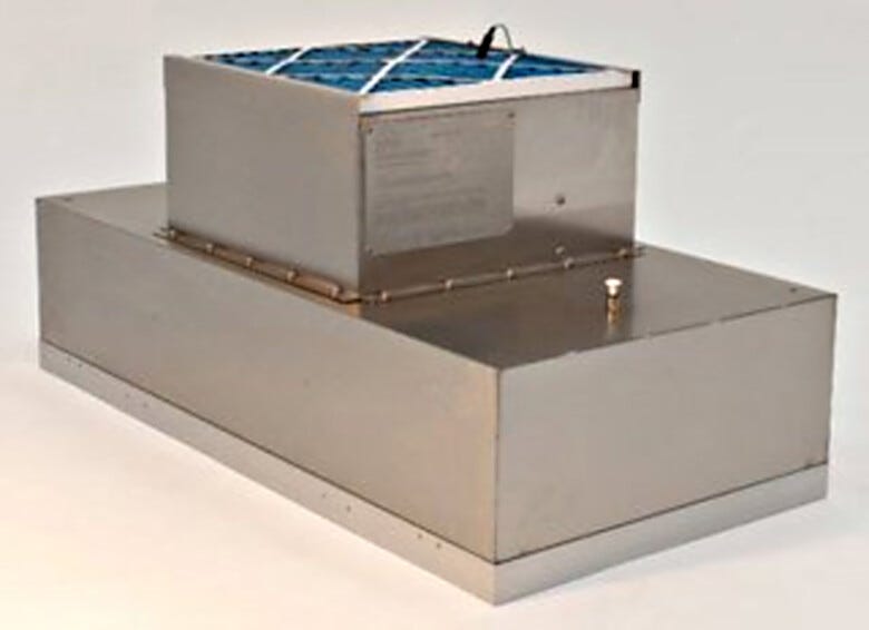 Explosion-Proof WhisperFlow™ Room Side Replaceable Fan-Filter Units allow filter changes without having to open the cleanroom ceiling | 6601-24A-URE displayed