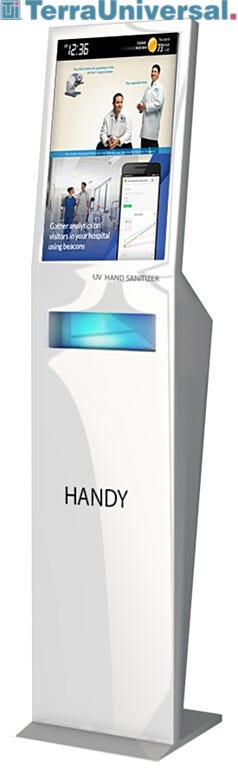 Multifunctional HandyTABSTAND UV-C with an 18.5
