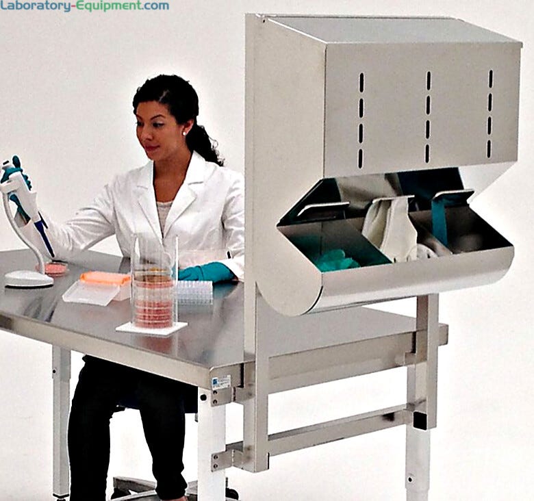 Glove Dispenser Mounting Frame for Workstation | 4952-21 displayed