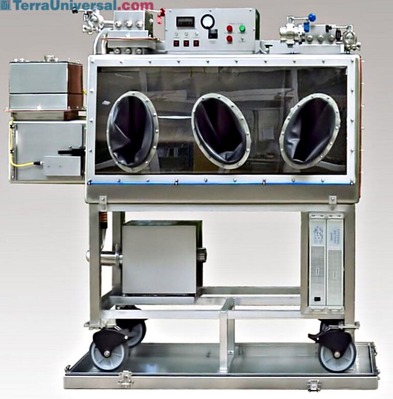 SEA-III Class III Biological Safety Cabinet 3 Port Glovebox  |  5607-26 displayed