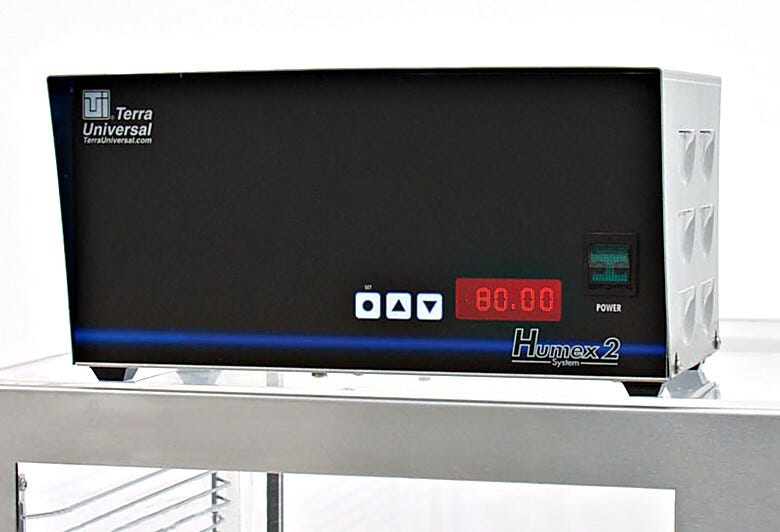 Humidifier provides inline humidification of nitrogen | 9081-02 displayed