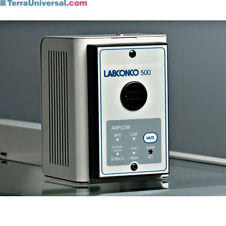 Labconco Guardian 500 Airflow Monitor with Epoxy-Coated Steel Casing for Protector Hoods, Ventilation Stations and Xpert Balance Enclosures, 3944700, 3944701  |  3646-30 displayed