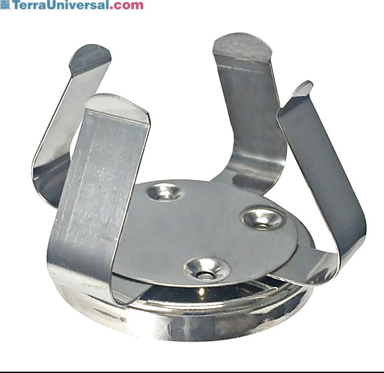 H1000-MR-250 Magic Clamp Flask Clamp for 250 ml Erlenmeyer flask by Benchmark Scientific compatible with Incu-Shaker and Orbi-Shaker models  |  2817-04 displayed