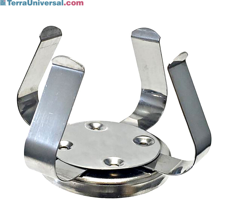 H1000-MR-500 Magic Clamp Flask Clamp for 50ml Erlenmeyer flask by Benchmark Scientific compatible with Incu-Shaker and Orbi-Shaker models  |  2817-05 displayed