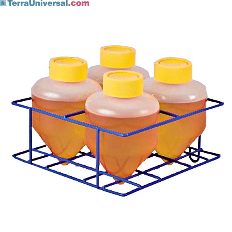 H1000-MR-T600 MAGic Clamp Tube Rack for 4 x 500 ml or 600 ml conical by Benchmark Scientific compatible with Incu-Shaker and Orbi-Shaker models  |  2823-06 displayed