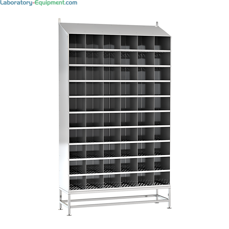 Stainless steel cabinet for storage of tools, hardware, and components rated to at least ISO 6 | 9595-02 displayed