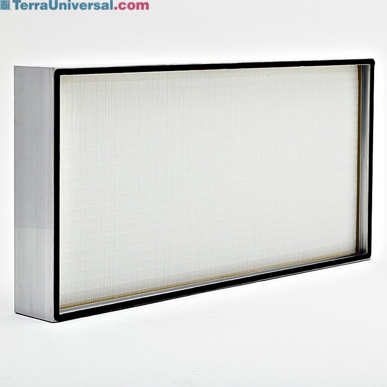 2' x 4' HEPA filter with thicker media pack delivers 920 CFM airflow, 99.99% efficient at 0.3µ particles | 6601-25B-HF displayed