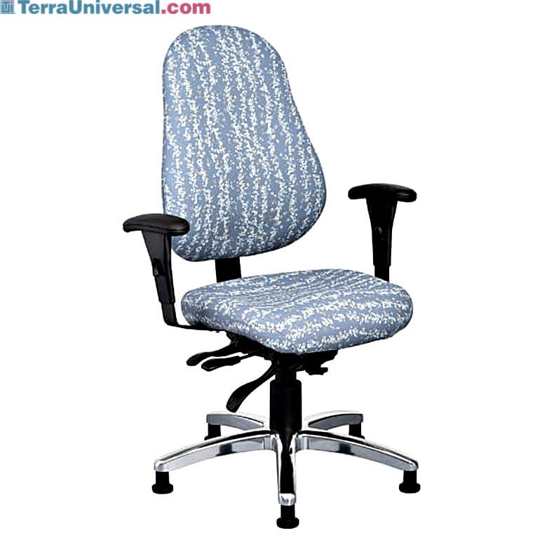 The Intensive Plus chairs feature a large, tall, contoured and molded ergonomic backrest with lumbar support and executive tilt control (medium model shown with | 2807-81 displayed