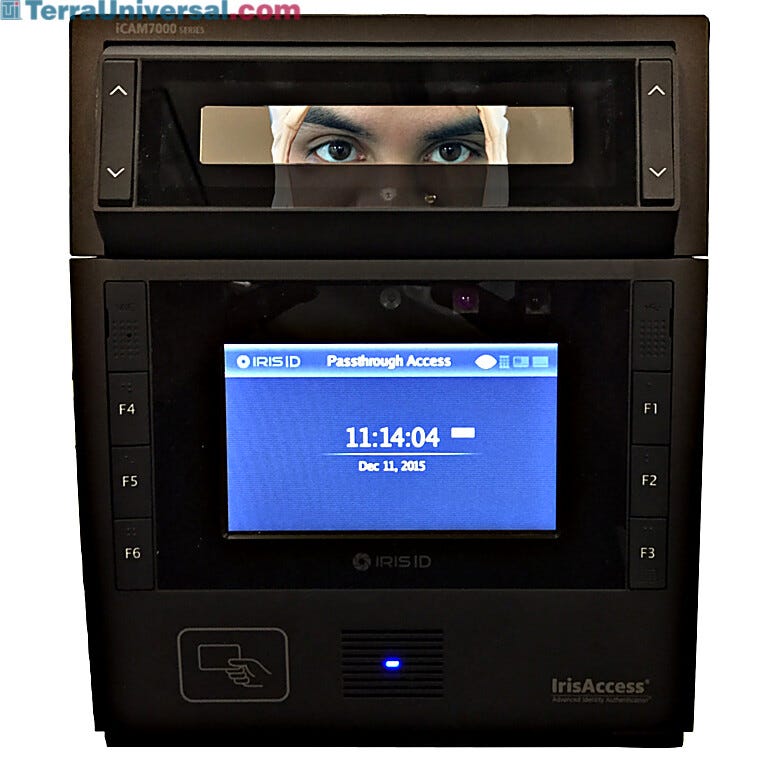 Iris Scanner For Smart Passthrough  |  2635-84 displayed