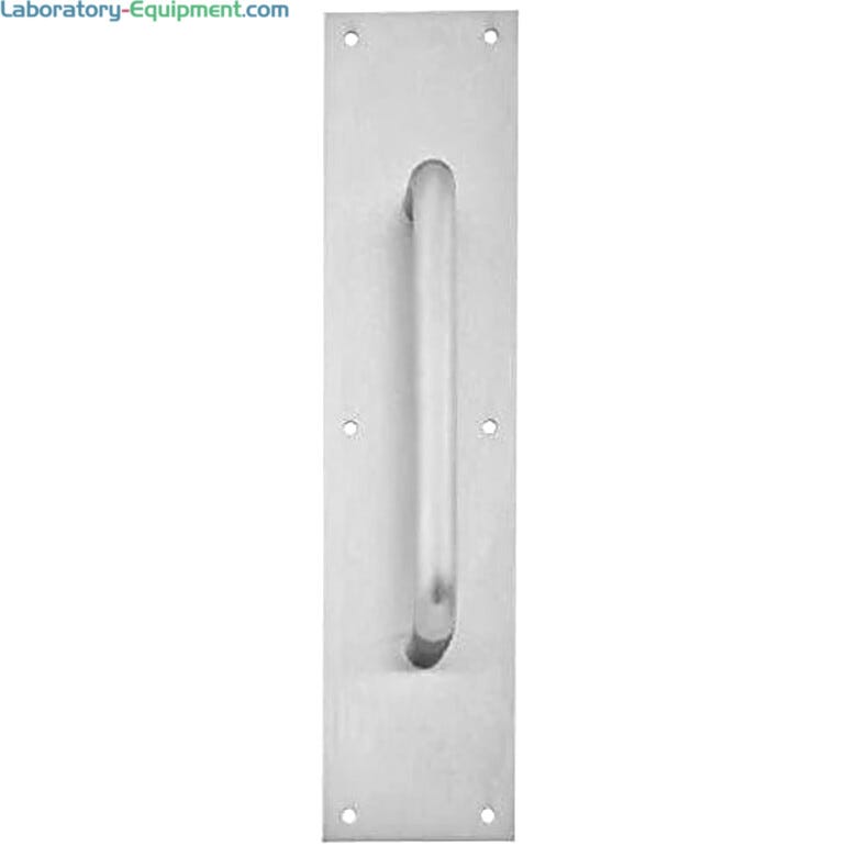 Built for versatile use on interior and exterior doors, this pull plate delivers reliable performance across a wide range of environments  |  5050-45 displayed