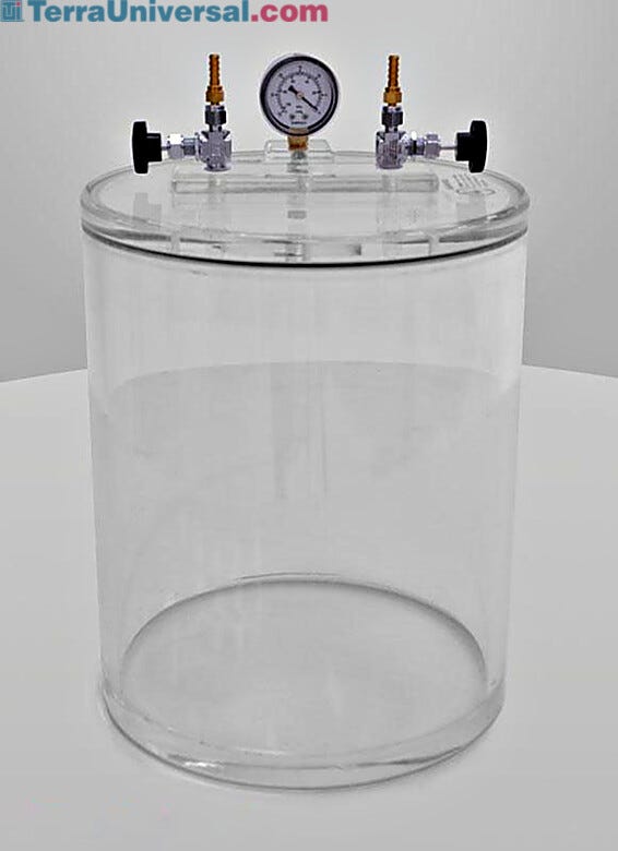 Vacuum chambers provide a safe, reliable means for transporting contamination and moisture sensitive parts  |  5235-08 displayed