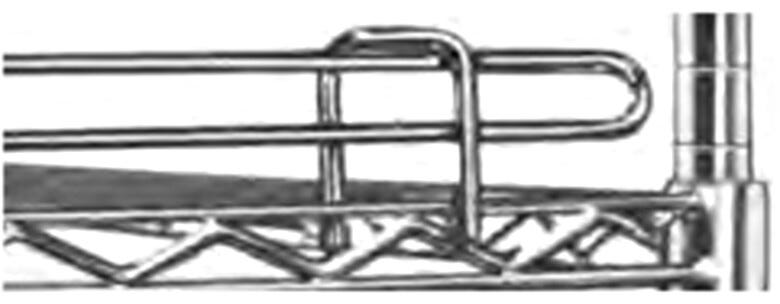 Prevents parts from protruding or falling off shelf | 1371-22 displayed
