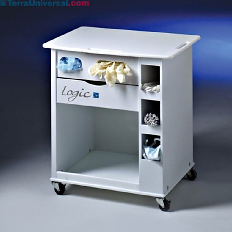 Fits easily under Purifier Logic+ Biosafety Cabinets mounted on Telescoping Base Stands | 3647-68 displayed