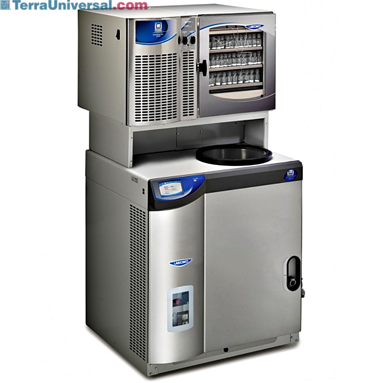 Labconco FreeZone 12L Console -50C Freeze Dryer with Stoppering Tray lyophilizes moderate to large loads of aqueous samples  |  6923-75A-220 displayed