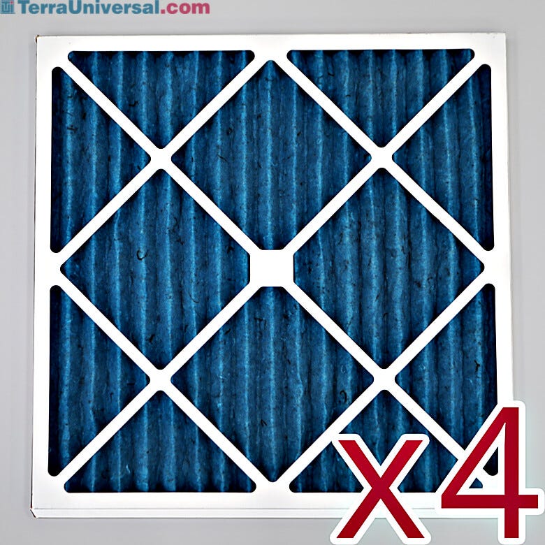 MERV 7 pre-filter for Terra Fan Filter Units (FFUs), 4 pack  |  6601-34 displayed