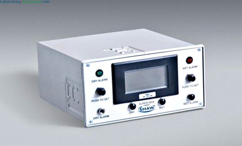 Measures dew point range from -80 to 0C or 0 to 6000 ppm. | 3644-30 displayed